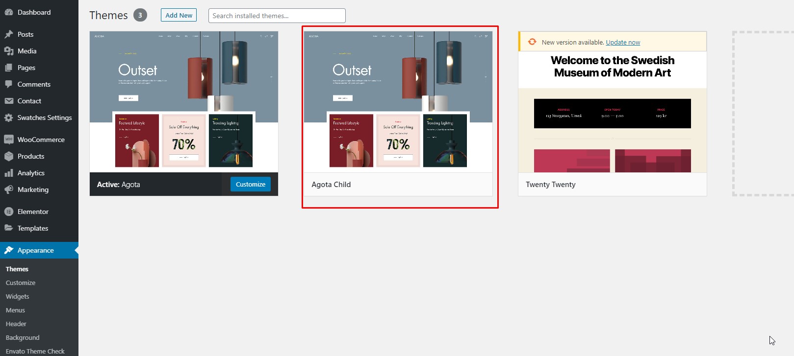 Elementor Elements List
