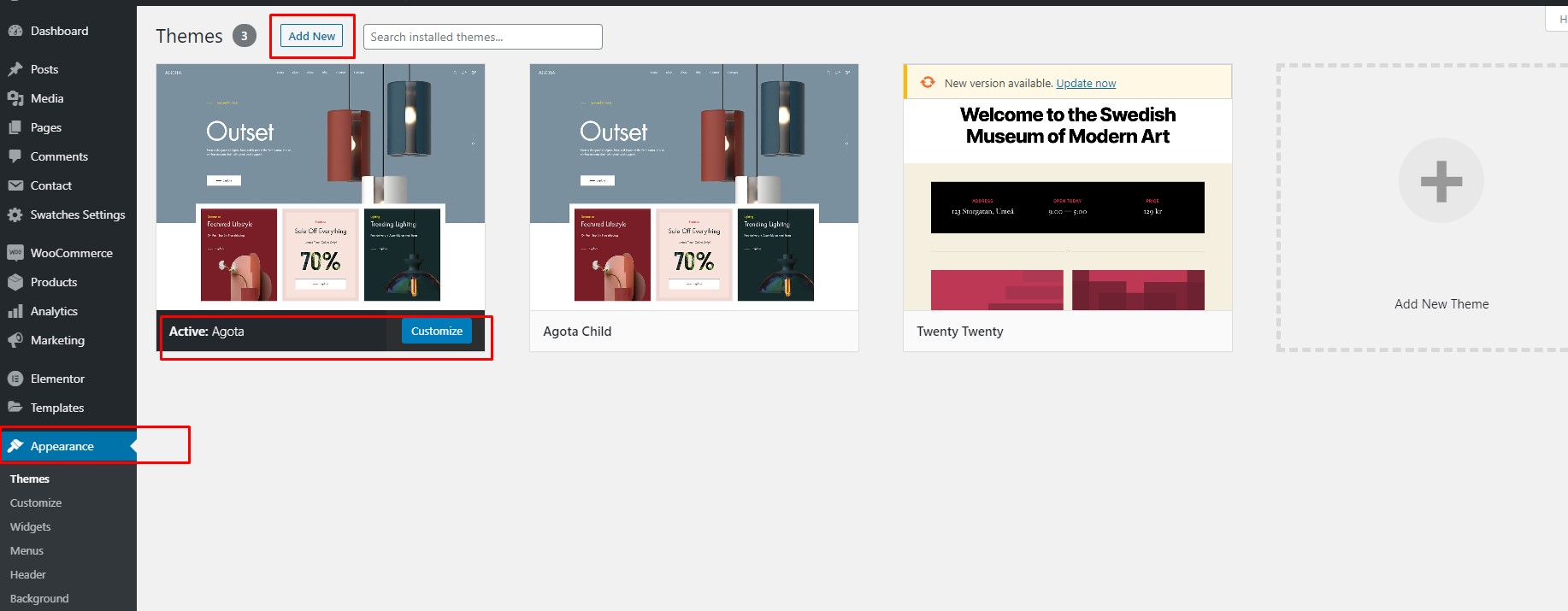 WordPress Installation