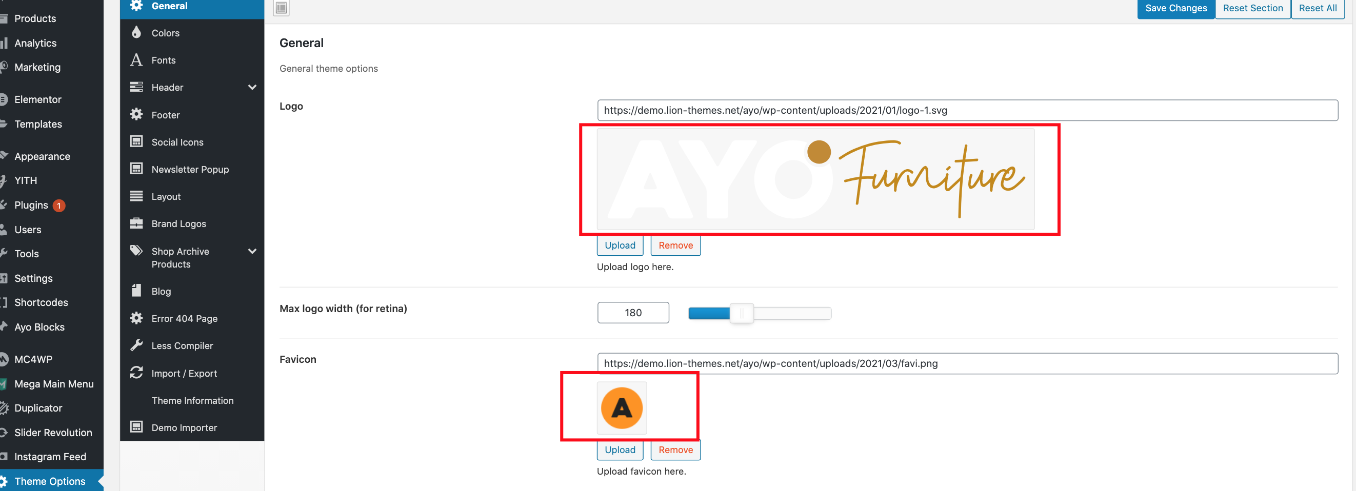 Logo & Favicon