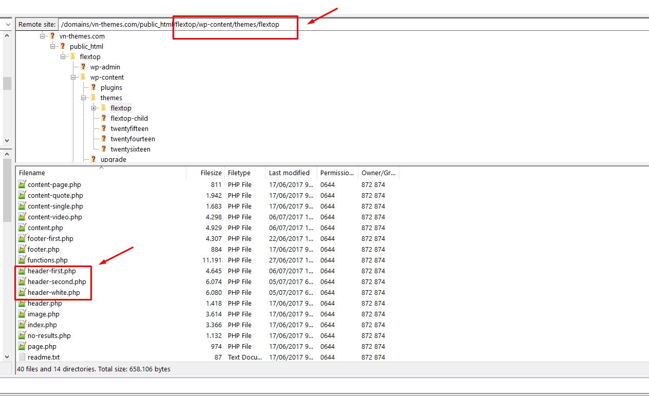 Header Customization