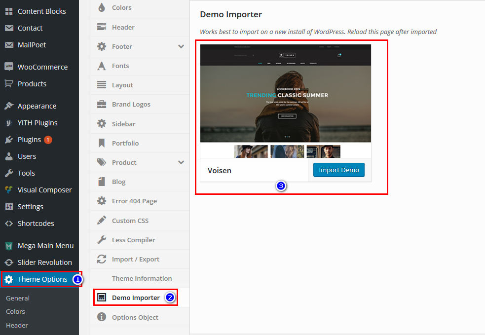 Flextop to import data