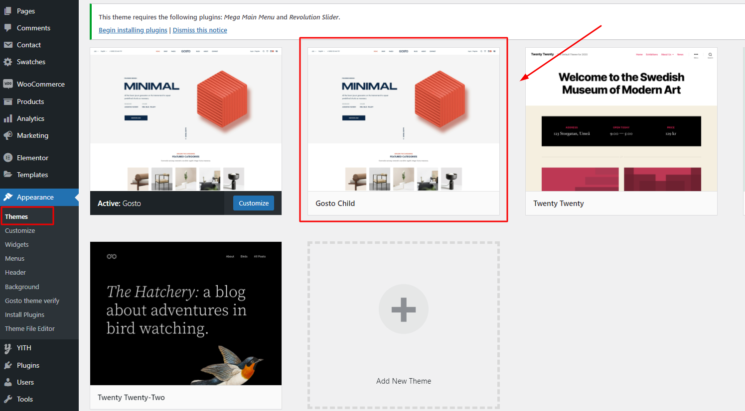 Elementor Elements List