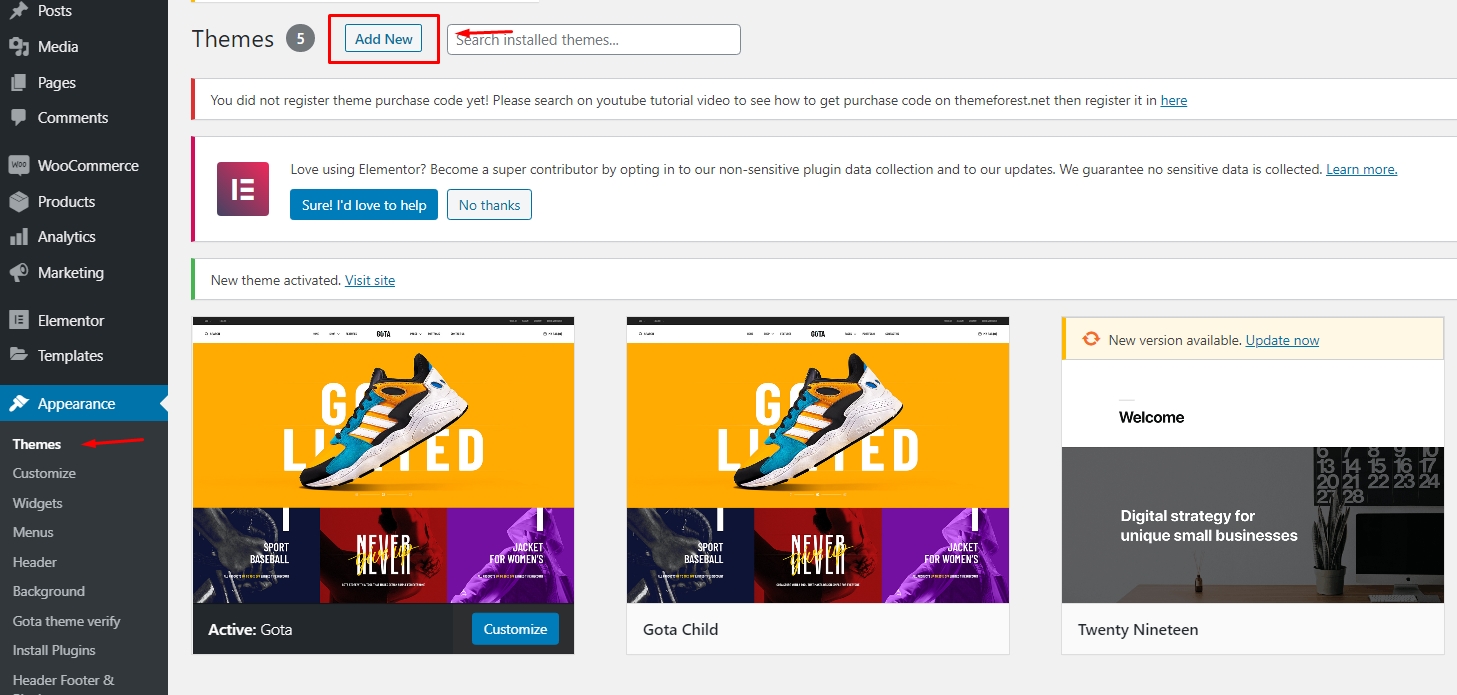 WordPress Installation