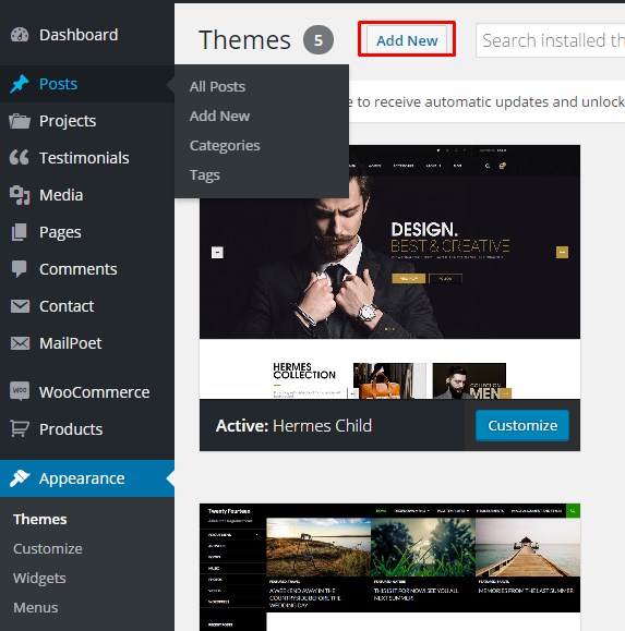 WordPress Installation
