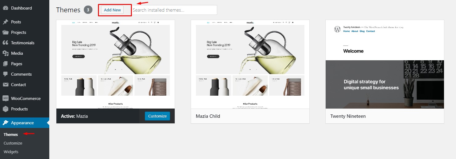 WordPress Installation