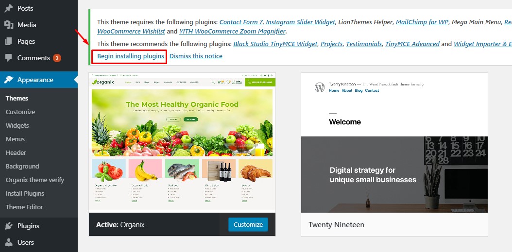 Install Required Plugins