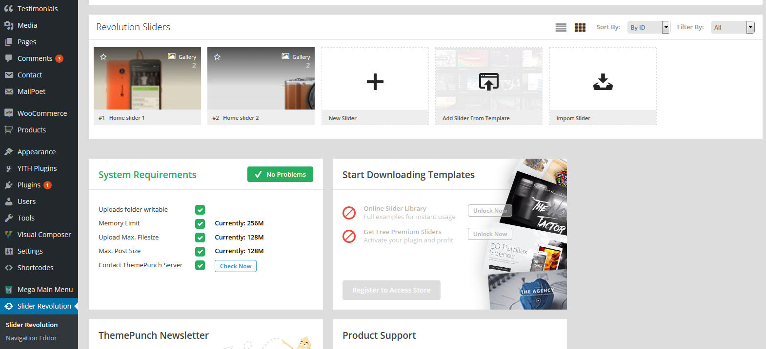Create A New Revolution Slider