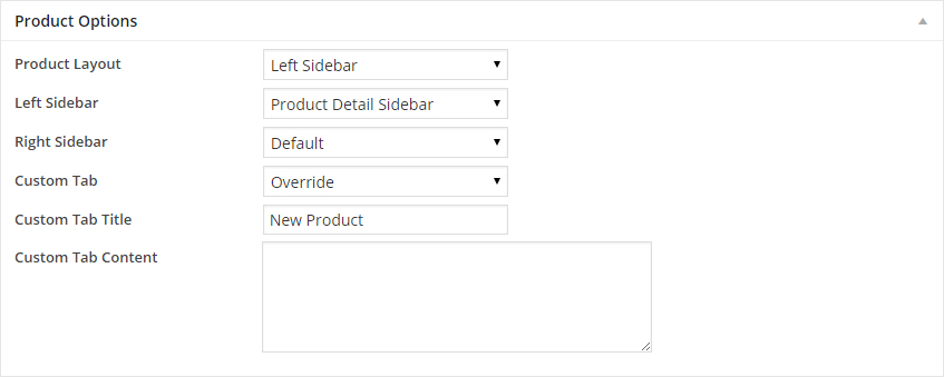 Product Options