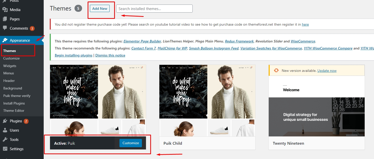 WordPress Installation