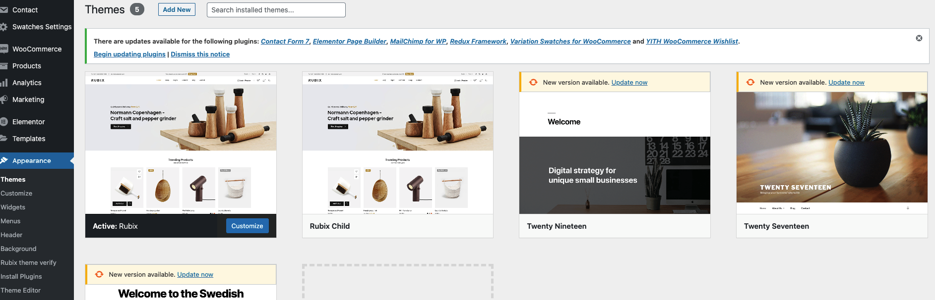 WordPress Installation