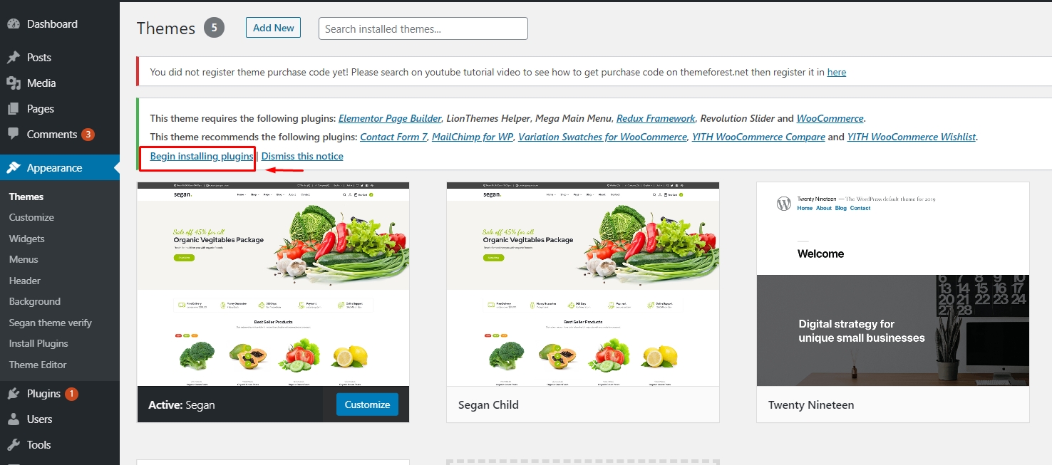 Install Required Plugins